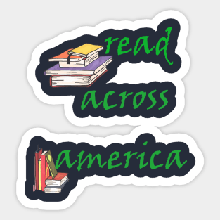 Read Across America Day T-Shirt Sticker